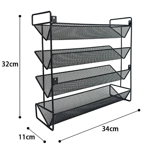 4-Tier Multi-Function Shelf for Kitchen Storage