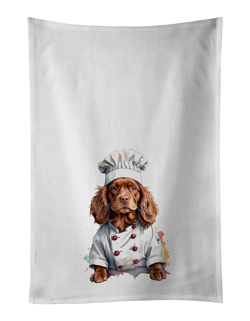 Sussex Spaniel Chef Kitchen Towel Set of 2