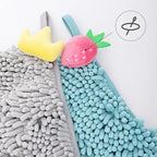 Super Soft Absorbent Chenille Hanging Hand Towel
