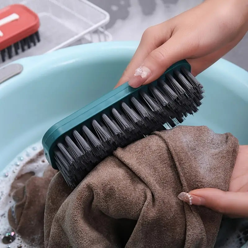 Multifunctional Cleaning Brush Set in Green, Orange, Blue