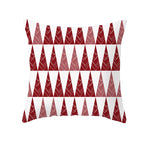 Santa Elk Lumbar Pillow Cover with Car Design