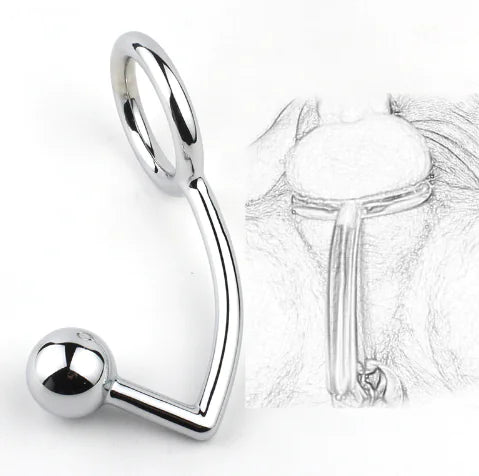 90° Anal Hook - Unique Adult Toy for Pleasure