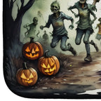 Zombies Spooky Halloween Dish Drying Mat