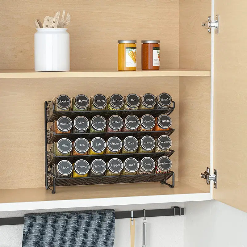 4-Tier Multi-Function Shelf for Kitchen Storage