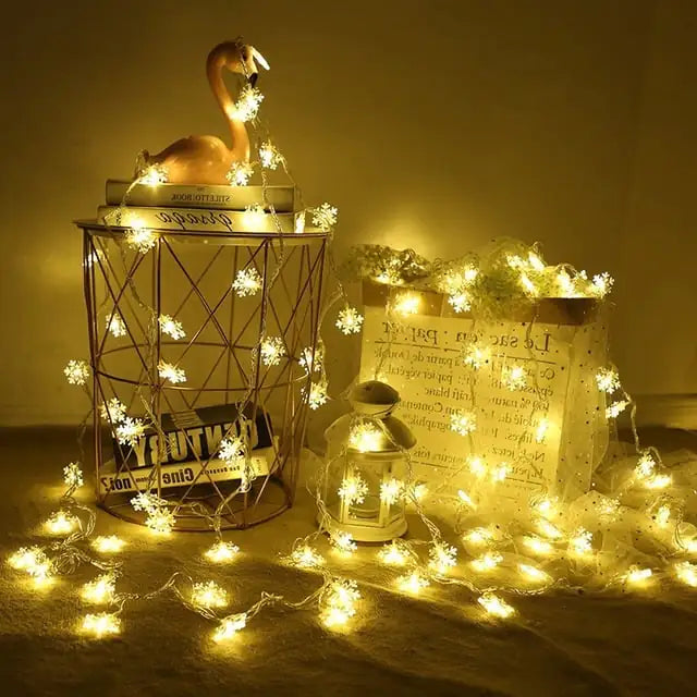 LED Flashing Lights with Star Decor for Small Spaces