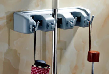 Multifunctional Wall Hook for Mops and Brooms