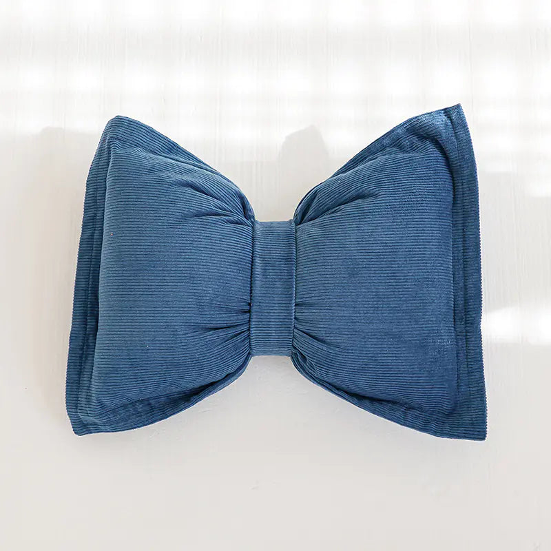 Creative Bowknot Cotton Lumbar Pillow