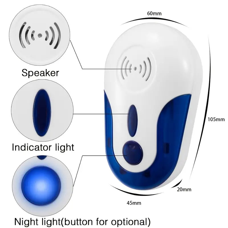 Electric Pest Repellent - Keeps Mosquitoes and Rats Away