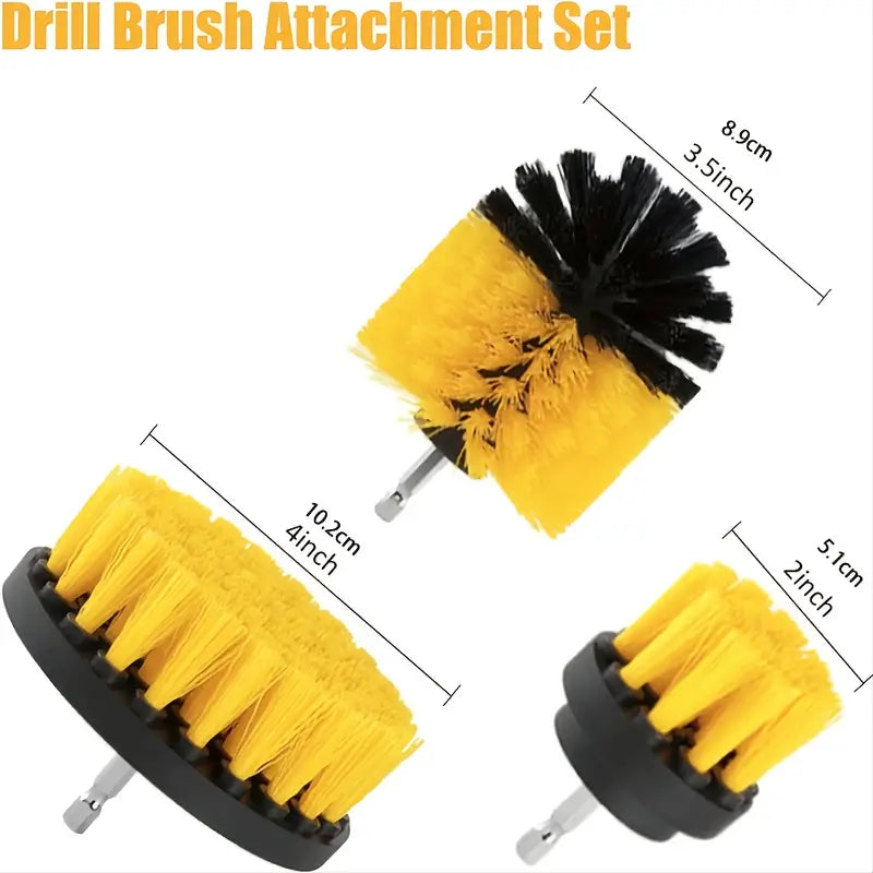 Electric Drill Brush Set for Cleaning (1pc/3pcs)