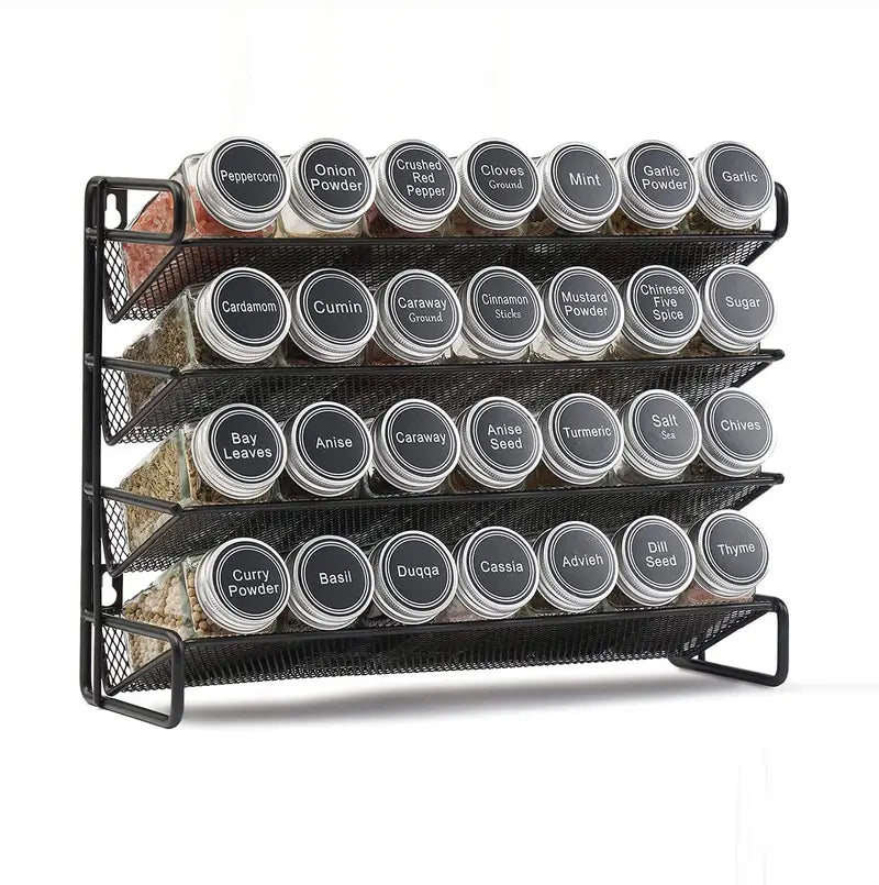 4-Tier Multi-Function Shelf for Kitchen Storage