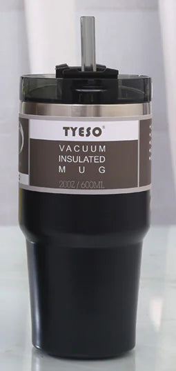 Insulated Travel Mug with Straw