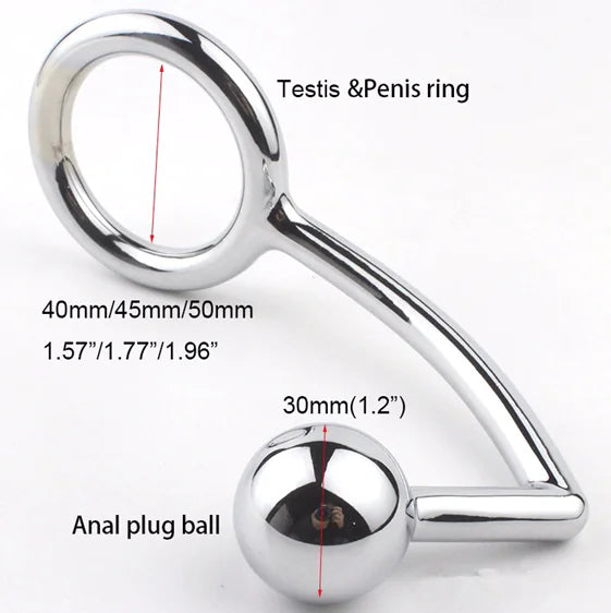 90° Anal Hook - Unique Adult Toy for Pleasure