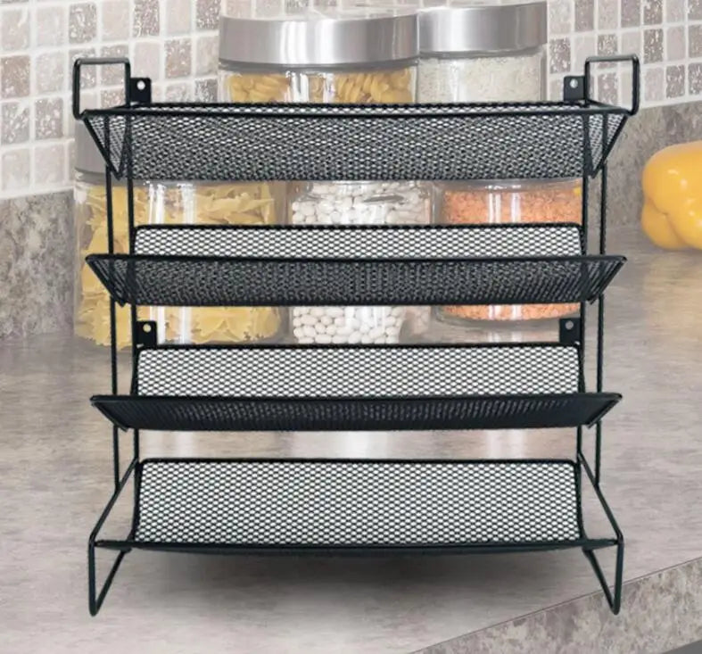4-Tier Multi-Function Shelf for Kitchen Storage