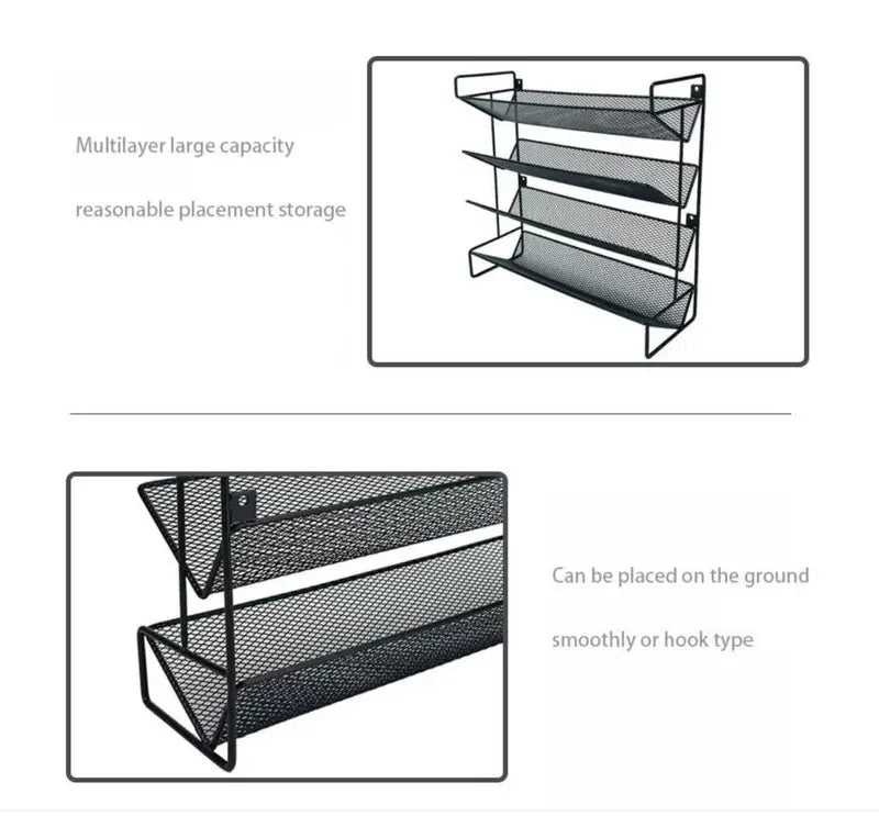 4-Tier Multi-Function Shelf for Kitchen Storage