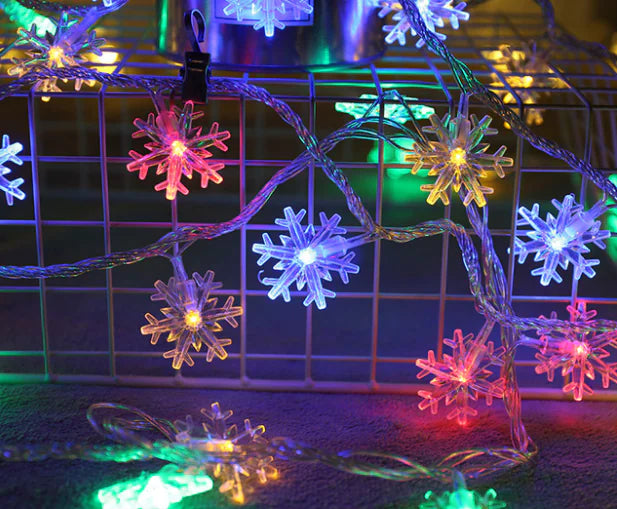 LED Flashing Lights with Star Decor for Small Spaces