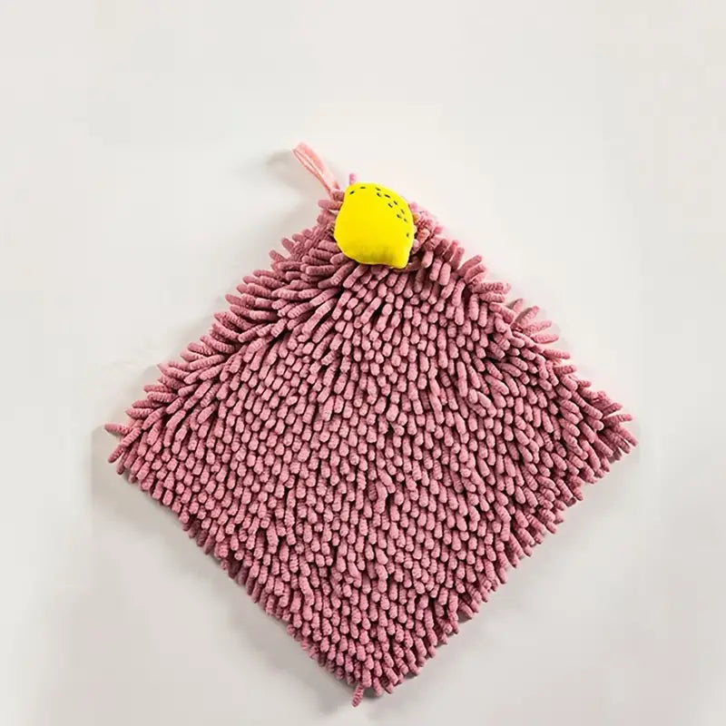 Super Soft Absorbent Chenille Hanging Hand Towel