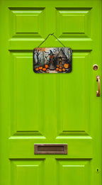 Slavic Witch Spooky Halloween Wall or Door Hanging Prints