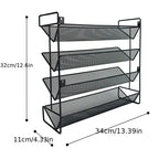 4-Tier Multi-Function Shelf for Kitchen Storage