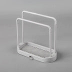 Removable Kitchen Rag Rack with Shelf Storage