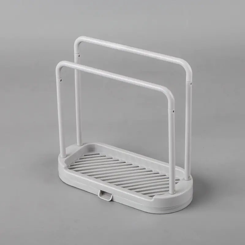 Removable Kitchen Rag Rack with Shelf Storage