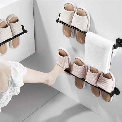 Non-Drill Shoe Rack for Bathroom