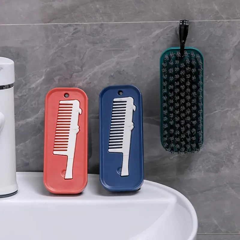 Multifunctional Cleaning Brush Set in Green, Orange, Blue