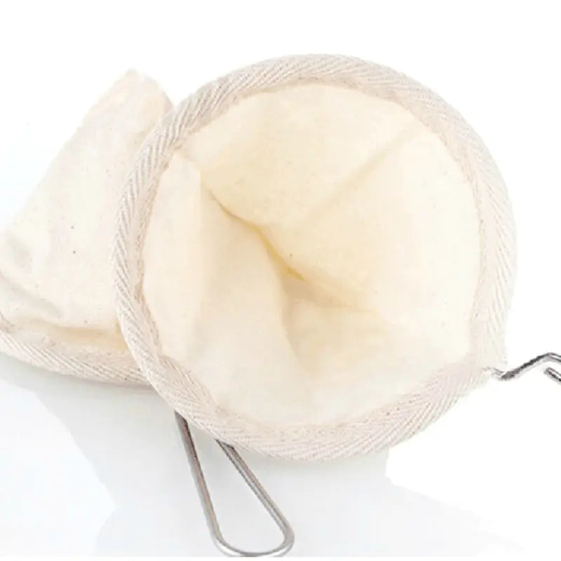 Stainless Steel Handle Flannel Coffee Filter Bags