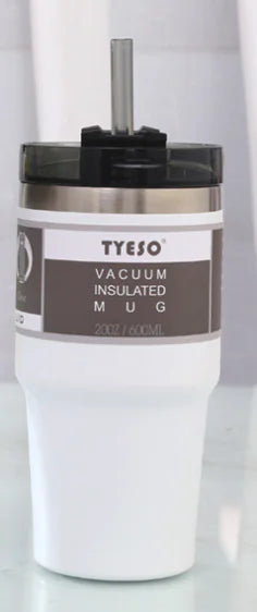 Insulated Travel Mug with Straw